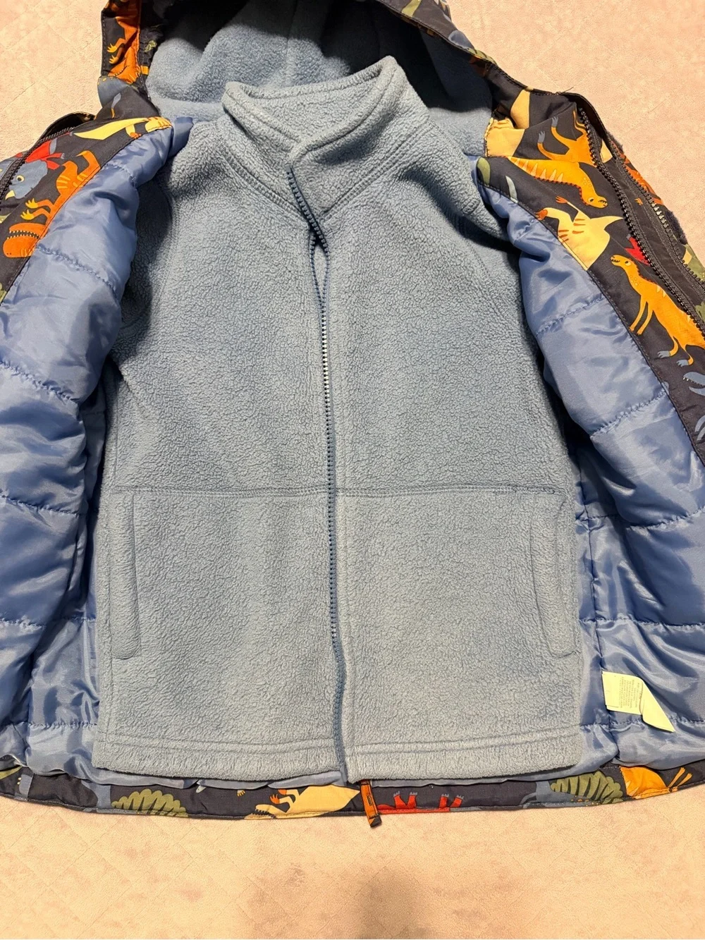 The Children's Place Light Blue Fleece Sweater
